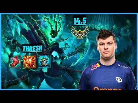 KC TARGAMAS: THRESH VS JANNA (SUP) - EUW CHALLENGER - PATCH 14.5