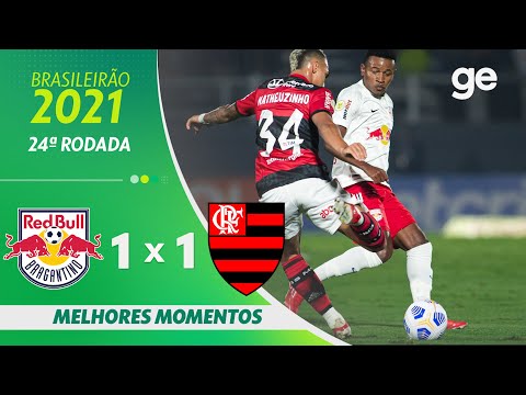 Gols e lances de Red Bull Bragantino x Flamengo