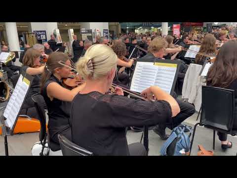 CBSO at New Street Station. Tribute to Ozzy.