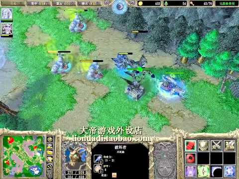 【韩国选手Emalfan VS 大帝】魔兽争霸大帝UD 胖子海战万金油 AI