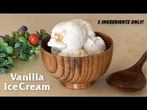 Vanilla Ice Cream Recipe | Homemade vanilla icecream | How to make vanilla ice cream