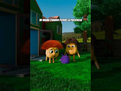 😨😨 MI MAMÁ CUANDO PIERDE LA PACIENCIA #shorts #comedia #mamas #familia