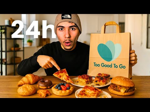 Ich lebe 24 STUNDEN nur von Too Good To Go in HAMBURG! 😱🍰