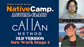 Callan Method Course Old Version New Work | Actual Lesson with Adult Japanese Student | Native Camp