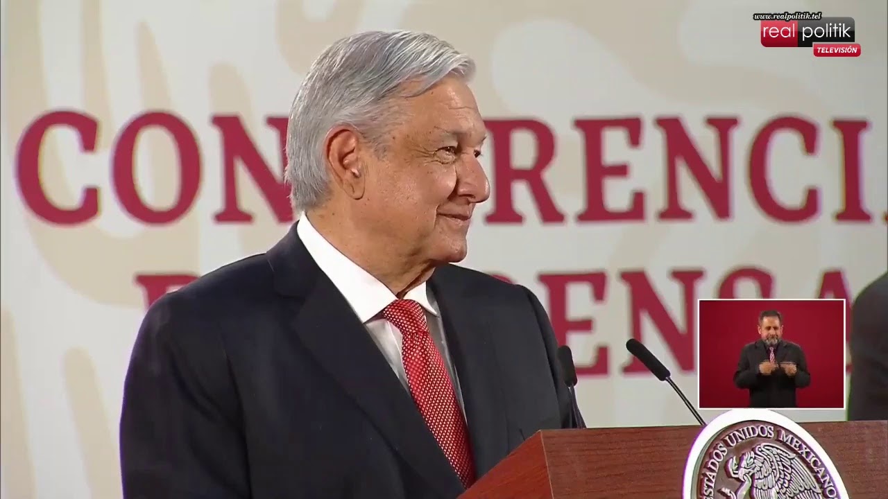 México: Conferencia de prensa de Andrés Manuel López Obrador