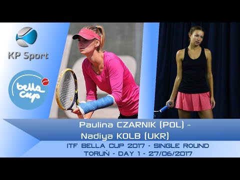Paulina CZARNIK (POL) vs. Nadiya KOLB (UKR) / Bella Cup 2017 / 1st Round Singel