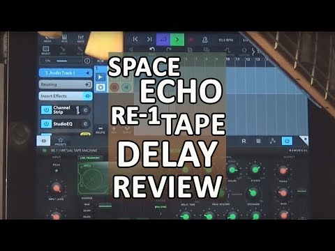 Numerical Audio RE-1 Tape Delay Space Echo For iPad Review