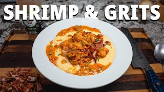 Creamy Cajun Shrimp and Grits