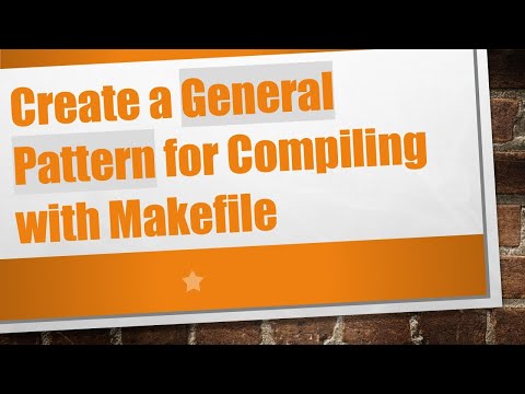 Create a General Pattern for Compiling with Makefile