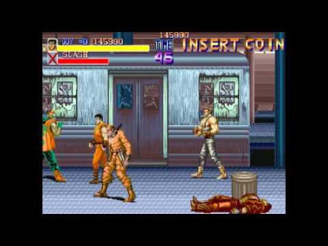 final fight arcade gameplay sample mame