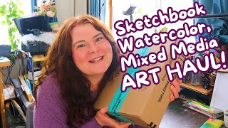 Sketchbook Serenity Art Haul! Sketchbooks, Watercolors, Mixed Media and More!