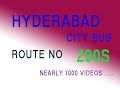 HYDERABAD CITY BUS FROM SECUNDERABAD TO SANGHI NAGAR  ROUTE NO BUS NO 290S