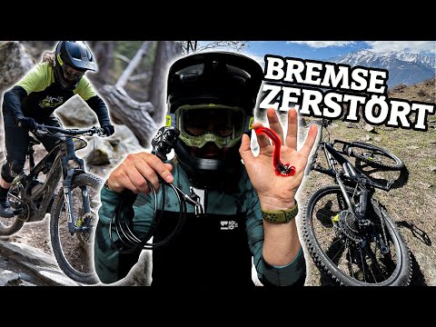 Keine Bremse, kein Problem? CRASH auf E MTB Tour Vinschgau