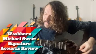 Video thumbnail for Washburn Michael Sweet Signature Acoustic Demo & Review by Performer Magazine