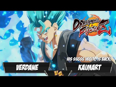 Kaimart is back to using SSGSS Vegito!  Kaimart Fights Verdane![DBFZ PS4]