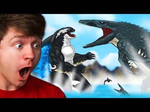 Reacting to MOSASAURUS KAIJU vs ORCAZILLA!