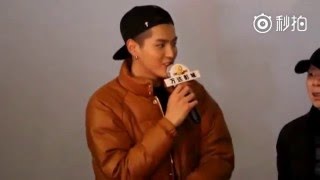 151227 Kris Wu Yi Fan speaks in Korean to fans from Korea (eng trans)