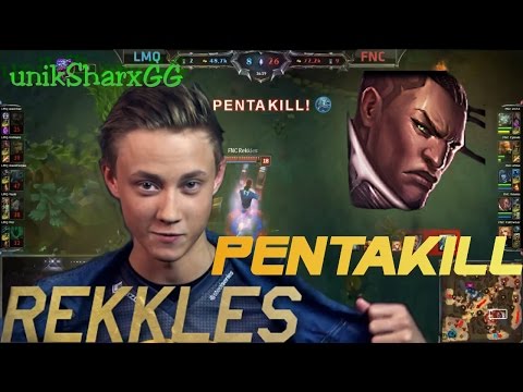 LoL Worlds 2014: FNC Rekkles Penta (Lucian) vs. LMQ