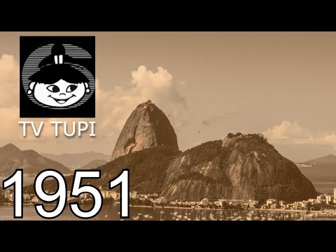 The premiere of TV Tupi's regular programming in Rio de Janeiro in 1951.