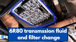 How to change transmission fluid and filter 6R80 transmission ( F150 )