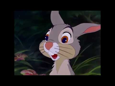 Animación Película Bambi - Escena Tambor