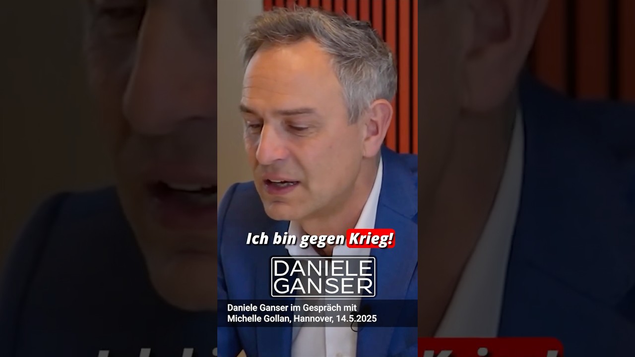 Daniele Ganser: Ich bin gegen Krieg!