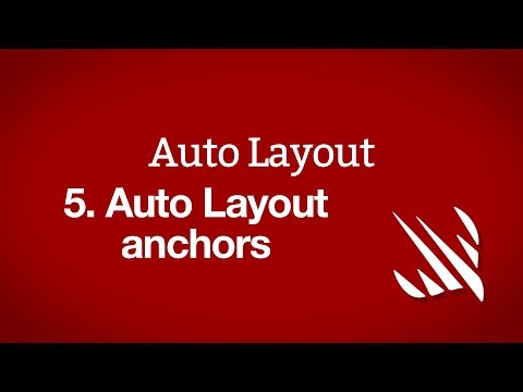Auto Layout anchors – Auto Layout, part 5