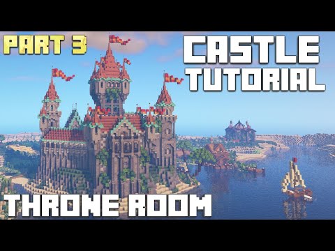 Antlerboy - Minecraft Tutorial: How to Build a Castle Block by Block - Part 3 - Throne Room