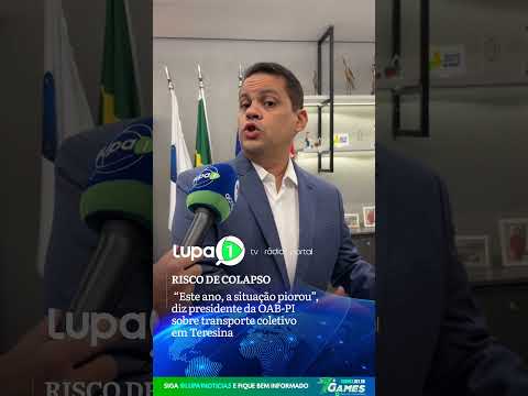 “Este ano, a situação piorou”, diz presidente da OAB-PI sobre transporte coletivo em Teresina: