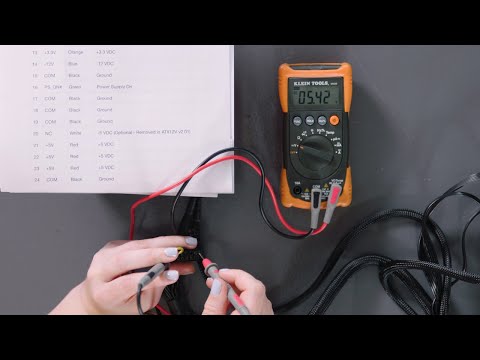 Part of a video titled How to Manually Test a Power Supply With a Multimeter - YouTube