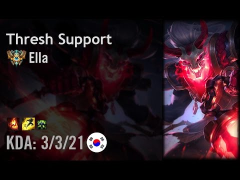 Thresh Support vs Bard - Ella - KR Challenger Path 6.4