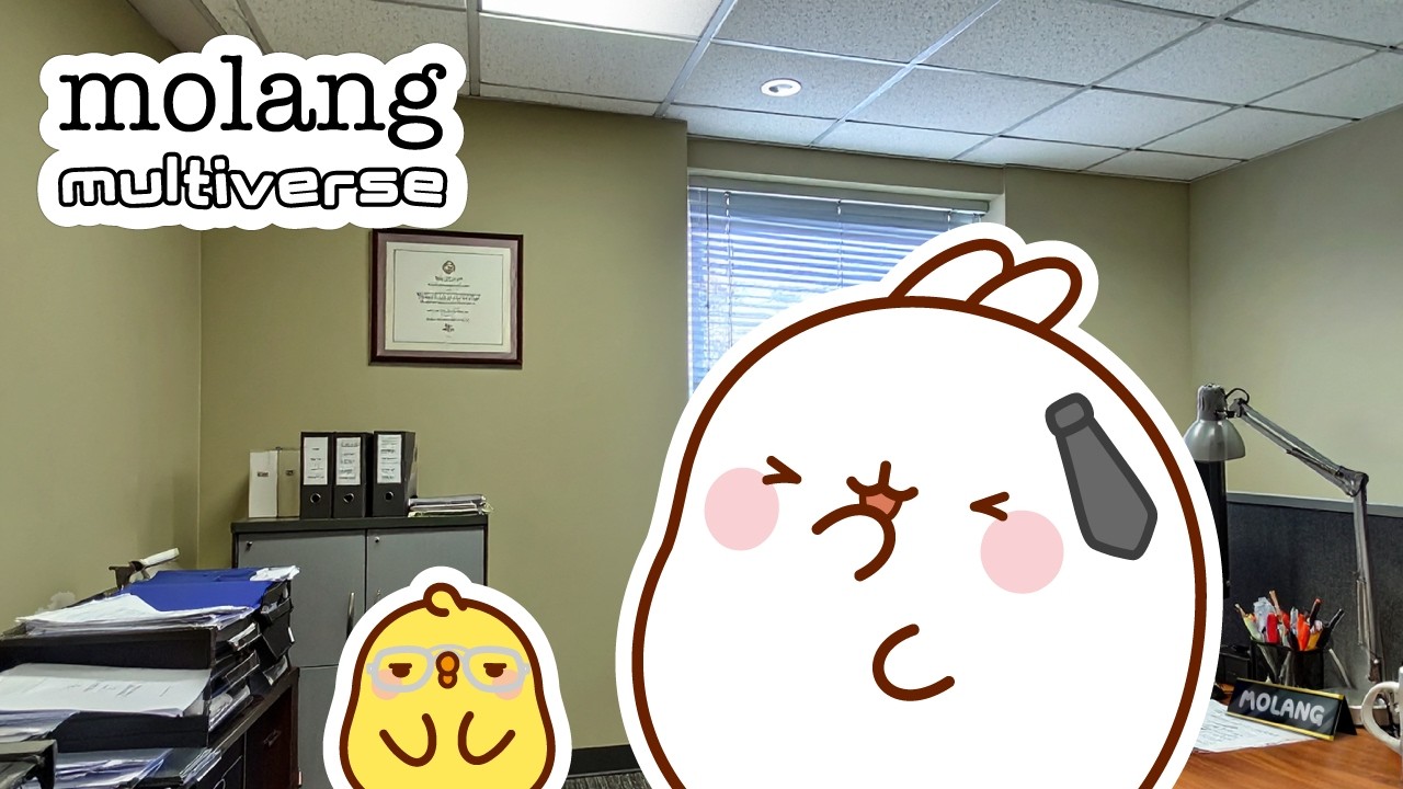 Molang Multiverse #10 Molang inside The Office 🏢