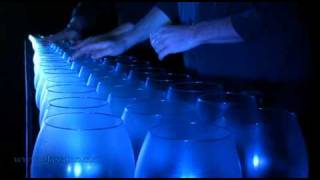 Bach - Toccata and Fugue in D, Glass Harp / glasharfe (part 1/2)