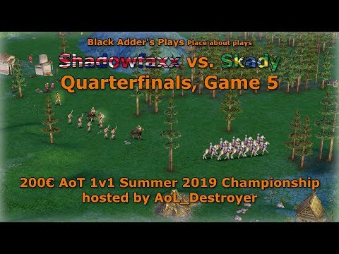Summer 2019 Championship, QF - Shadowfaxx vs. Skady, Game 5 - Age of Mythology: The Titans