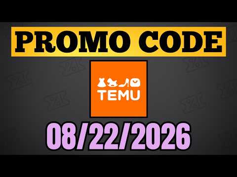 Promo Code Temu Coupon Code August 2026 Temu Discount Code Promo Code 08 22 2026