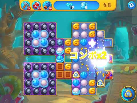 Fishdom level 5967 no boosters フィッシュダム ノーマル [Friend's]