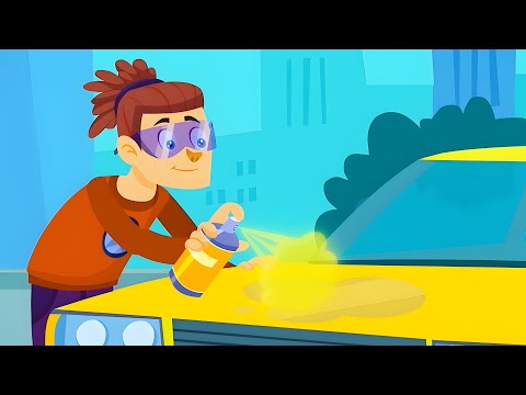 Different Kinds of Spray Cans! | The Fixies - Kingdom Kids Zone, Little Learners - The Fixies