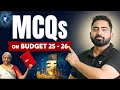 Union Budget 2025 26 Union Budget MCQs For Government Exams Income Tax By Abhijeet Sir
