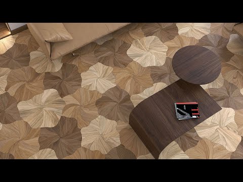 giovanni barbieri unlocks artistic potential of parquet flooring with blooming