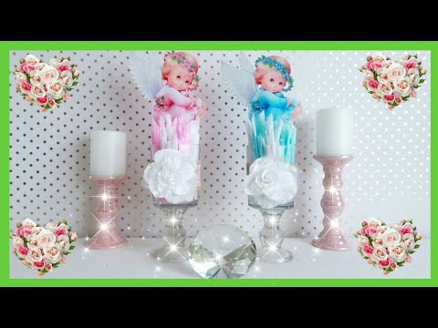 Centro de Meza Para bautizo o Baby Shower NIÑA Y NIÑO | SUPER FACIL