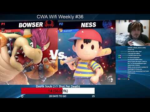 CWA Wifi Weekly 36 - Android? (Ness) vs Slopp (Bowser) Losers Finals