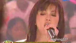 REGINE on SIS- shake your groove thing, SHINE, iisa pa lamang =P