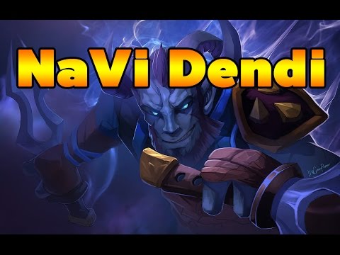 Navi Dendi Pro Riki Mid Ranked MMR Game [ Dendi Gameplay ]