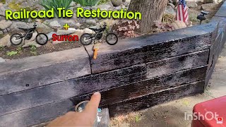 Refinishing Rail Road with Minwax Stain