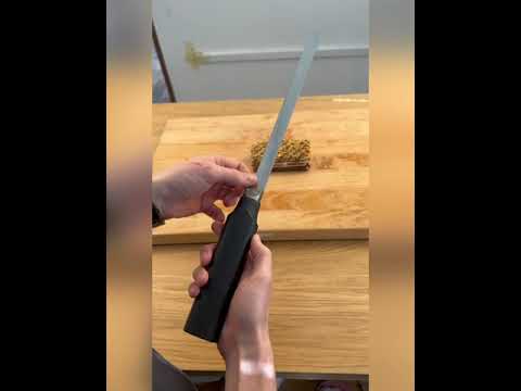 Ultrasonic kitchen knife 369Sonic with a long blade