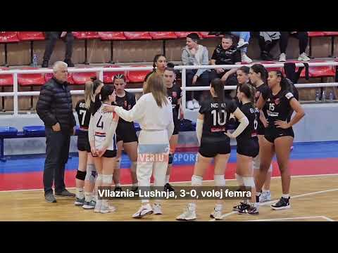 Pamje nga ndeshja, Vllaznia-Lushnja, volej femra 3-0. Superliga java e 14-të