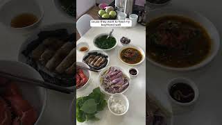 What my Vietnamese family feeds me in a day