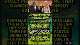 Dean Martin CHALLENGED Dolly Parton to Sing That's Amore Live — Nobody Expected THIS #Shorts #viral