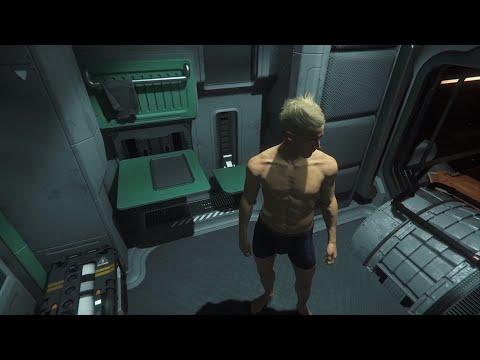 No-mobiglass, naked, on a spacestation. Will I figure out how to go to prison? | Ambient Gameplay |