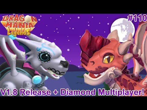 1.8 Update is OUT! + We In Diamond League Again Baby - Dragon Mania Legends #110
